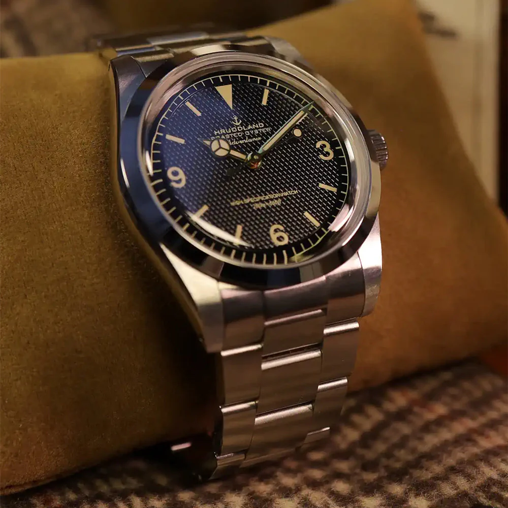 Hruodland 36mm NH38 Vintage Men Watch F029 - Image 15