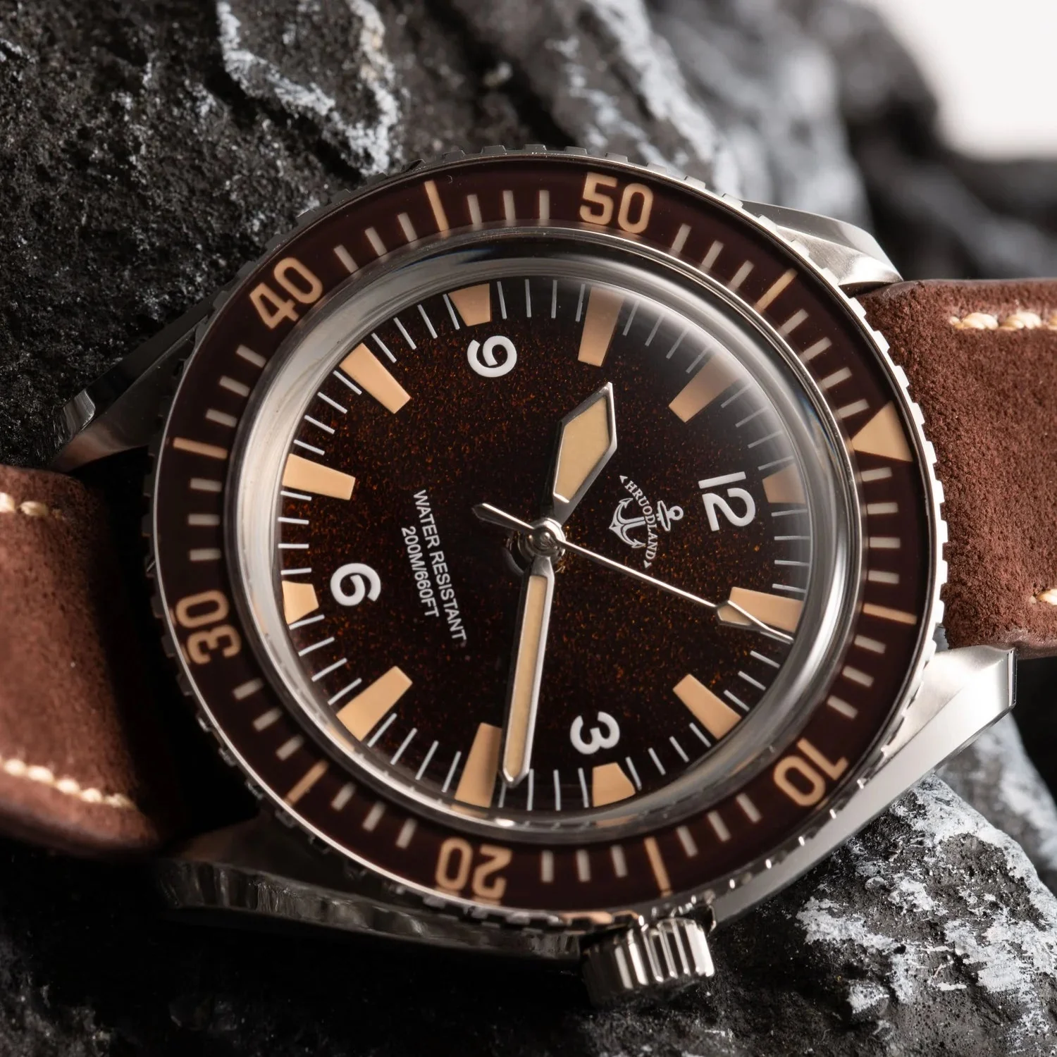 Hruodland Retro Sharkmaster 300 Automatic Watch F025 - Image 7