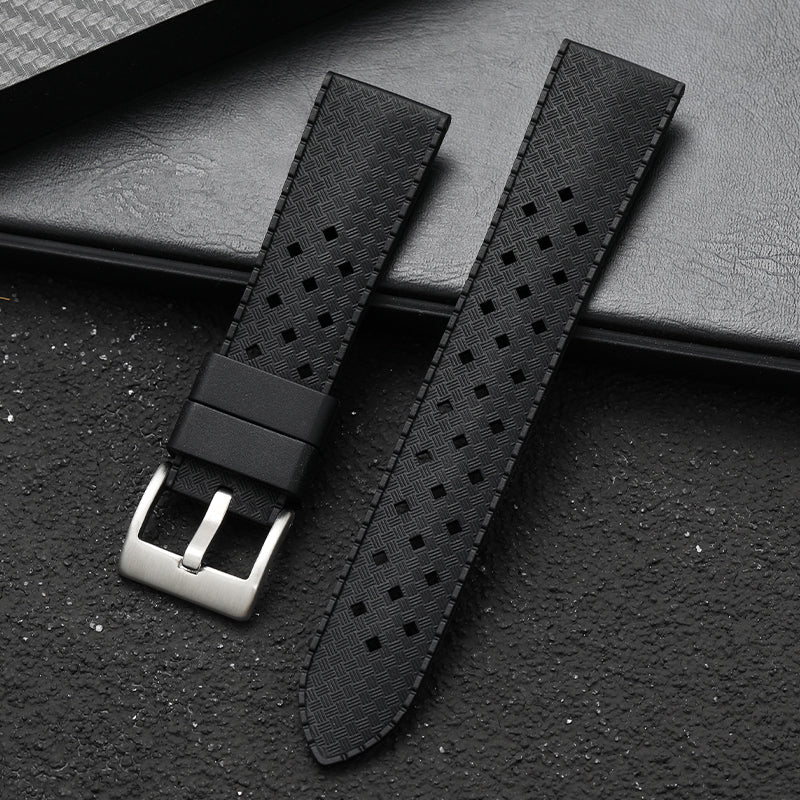 Tropical Soft Silicon Rubber Dive Watch Strap - Image 7
