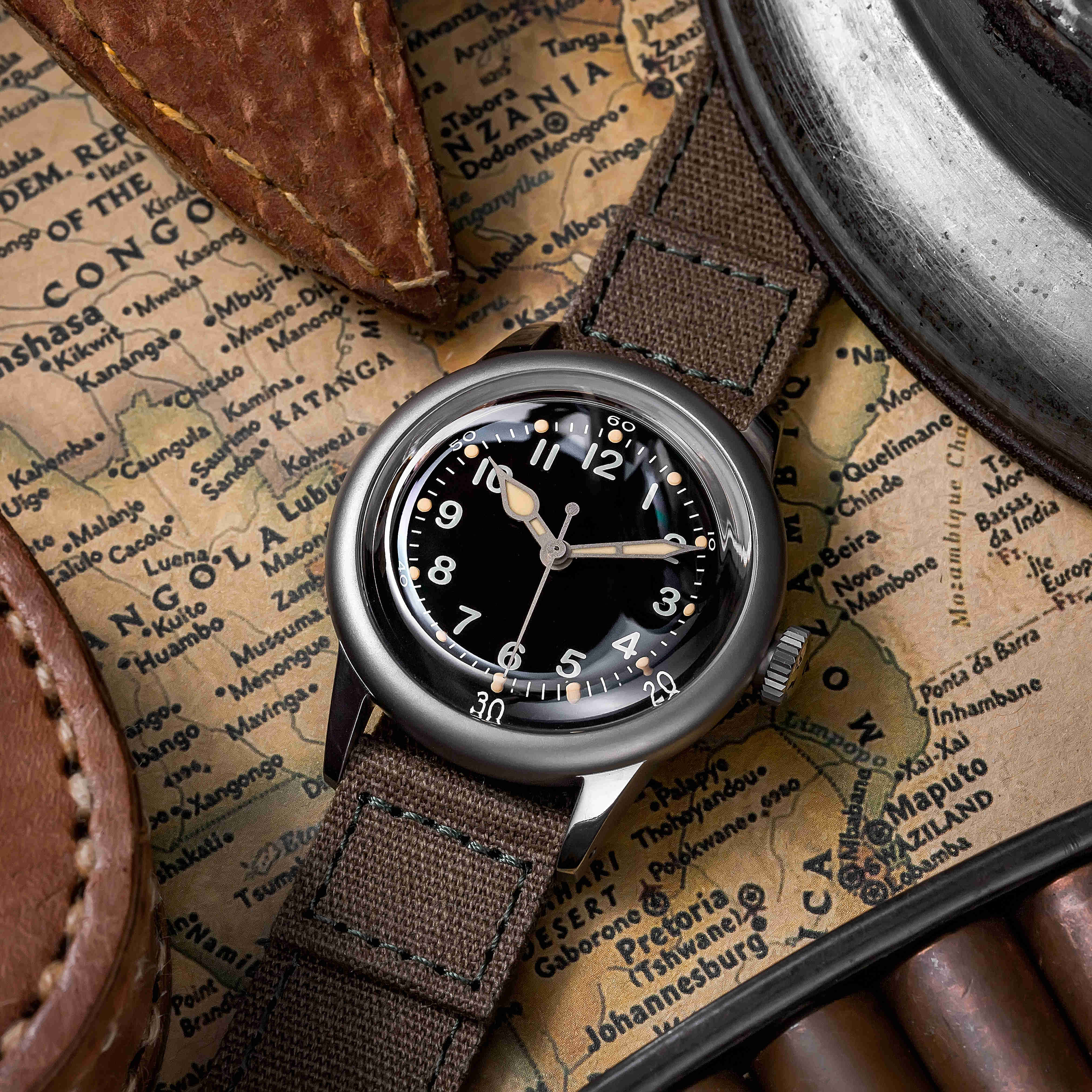 THORN A11 Titanium Retro Military Men Watch - Image 10